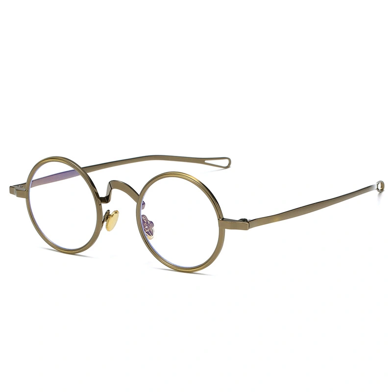 Retro Round Frame Punk Sunglasses New Polarized Traitor Crown Prince Glasses