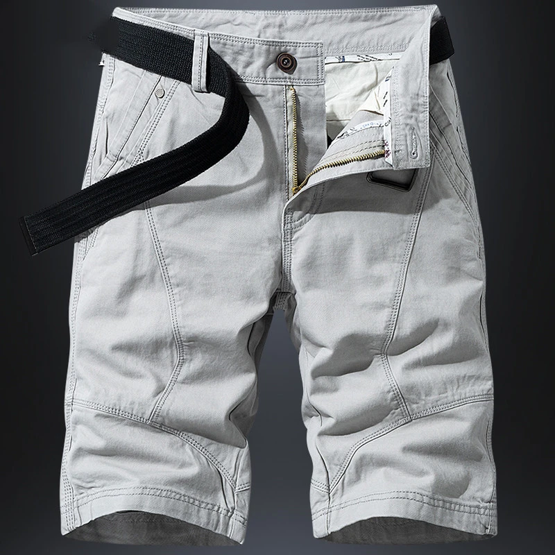 Men"s Casual Shorts Summer Loose Large Size Thin Tooling Half Length Pants 