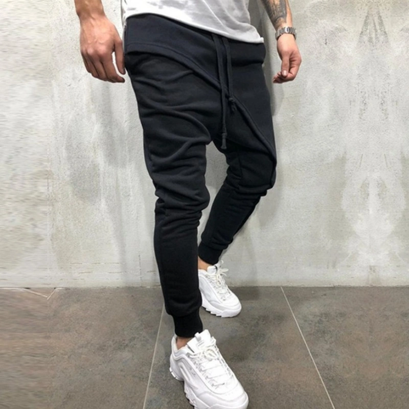 Jogging Hip Hop Slim Casual Sports Drawstring Pants Men