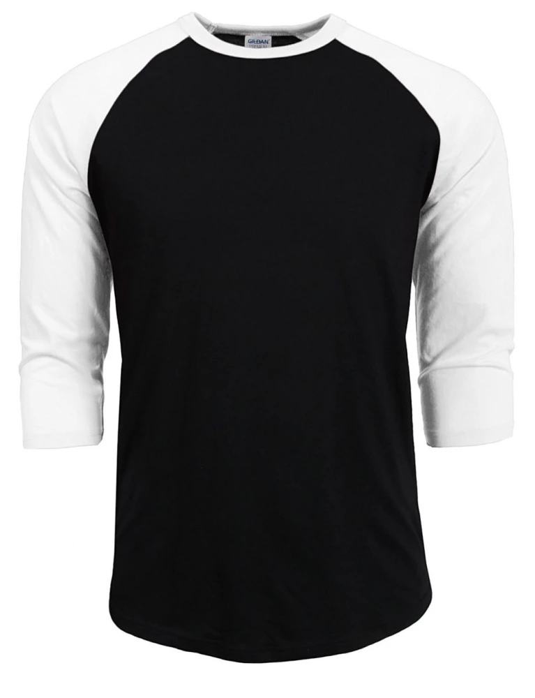 Round Neck T-Shirt With Three-Quarter Sleeves