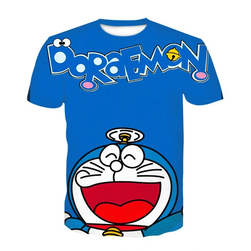 Summer European And American 3D Printing Animation Peripheral T-shirt Fashion Short Sleeves