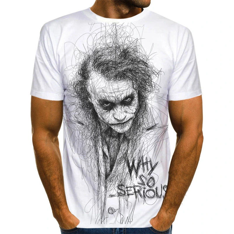 Men's Digital Printed Sports Short Sleeves