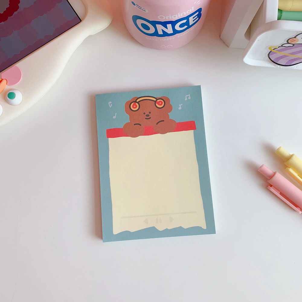 Kawaii Bear Memo Pads Note Paper Daily To Do It Check