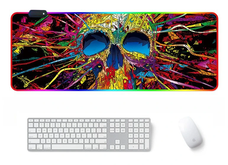 Color Pattern Skull Game Symphony Table Mat Eating Chicken E-sports Game Keyboard Symphony Mouse Pad