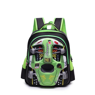 Cross-Border Children'S School Bag 3D Racing Elementary School Students Three-Dimensional Kindergarten Car Cartoon Backpack School Bag