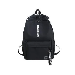Large-Capacity Campus Couple Schoolbag Junior And High School Students Canvas Outdoor Travel Backpack Can Be Customized Advertising Logo