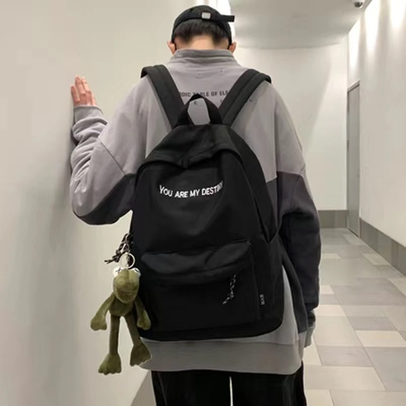 Schoolbag Men'S Trendy Cool Street Trend Backpack High School