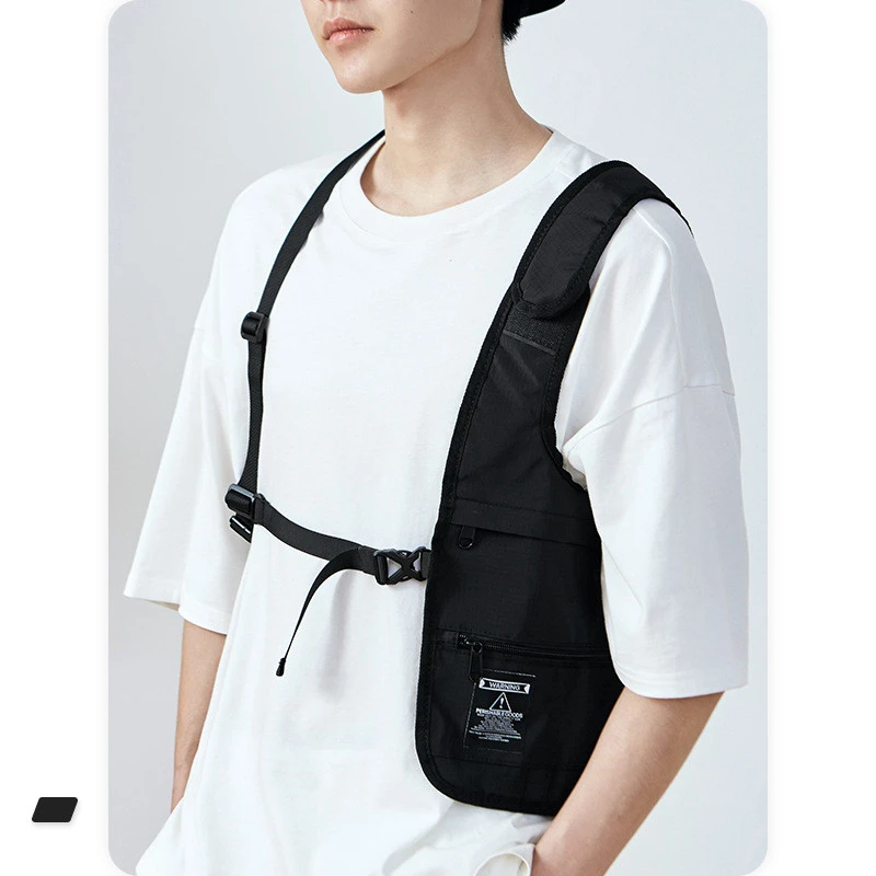 Casual Hip-hop One-shoulder Messenger Vest Bag