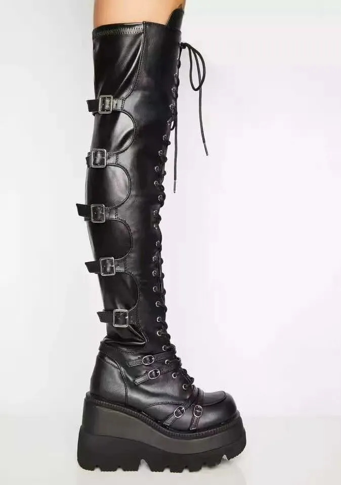Fashion Women'S Boots With Thick Heel Platform