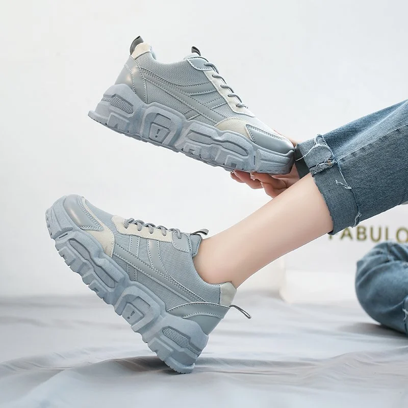 Spring Korean Student Lace-up Casual Sneakers