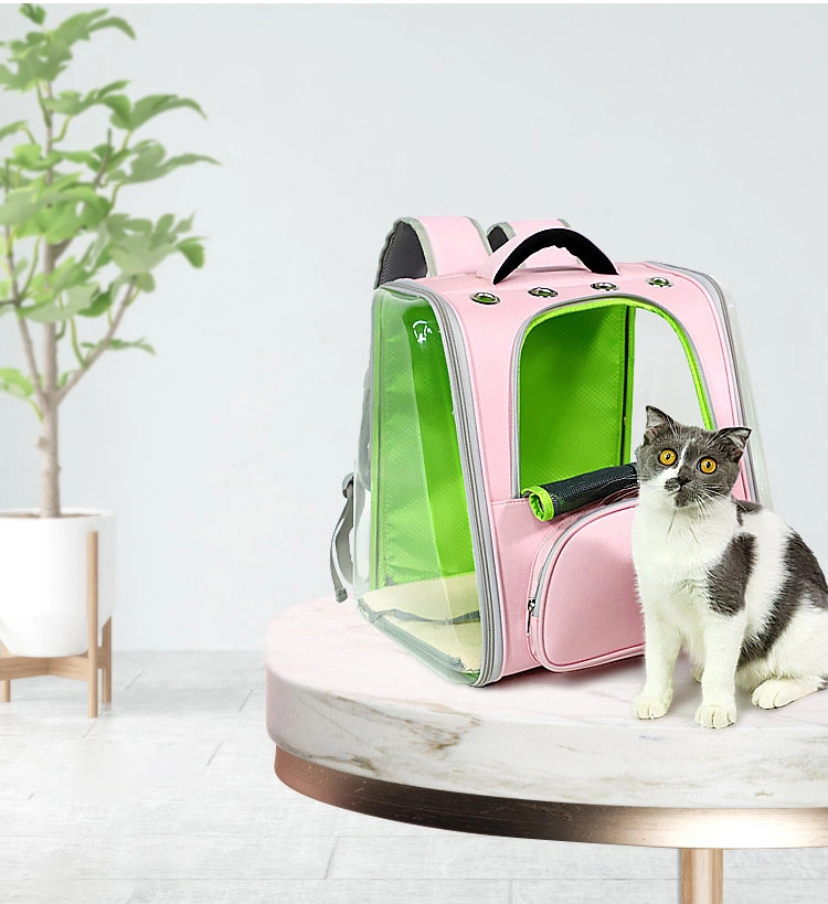 Portable Transparent Space Capsule Cat Bag