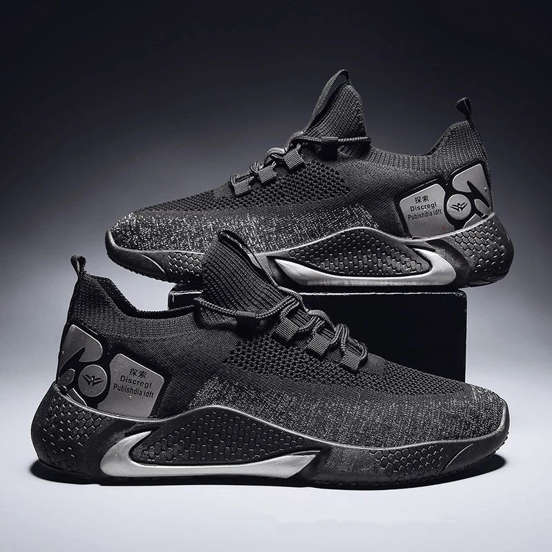 Summer Breathable Men'S Casual Shoes Sports Flying Shoes
