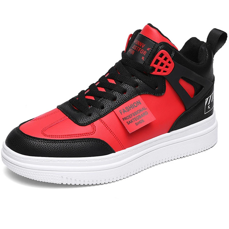 Korean Version Of The Trendy High-top Waterproof Shoes For Teenagers And Junior High School Students