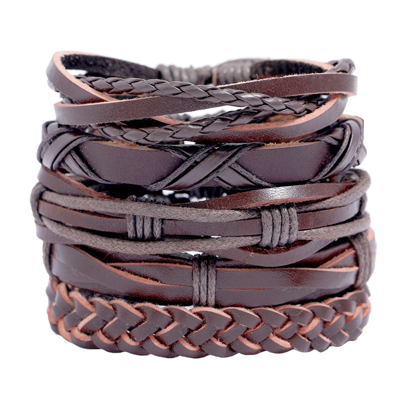 Hand-woven Vintage Cowhide Bracelet