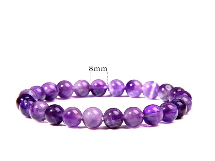 8mm Wish Amazon Stone Yoga Bracelet DIY Agate Bead Bracelet