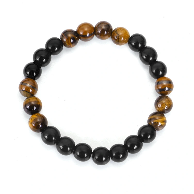 108 Tiger Eye Stone Yoga Necklace Tassel Sweater Chain Spot