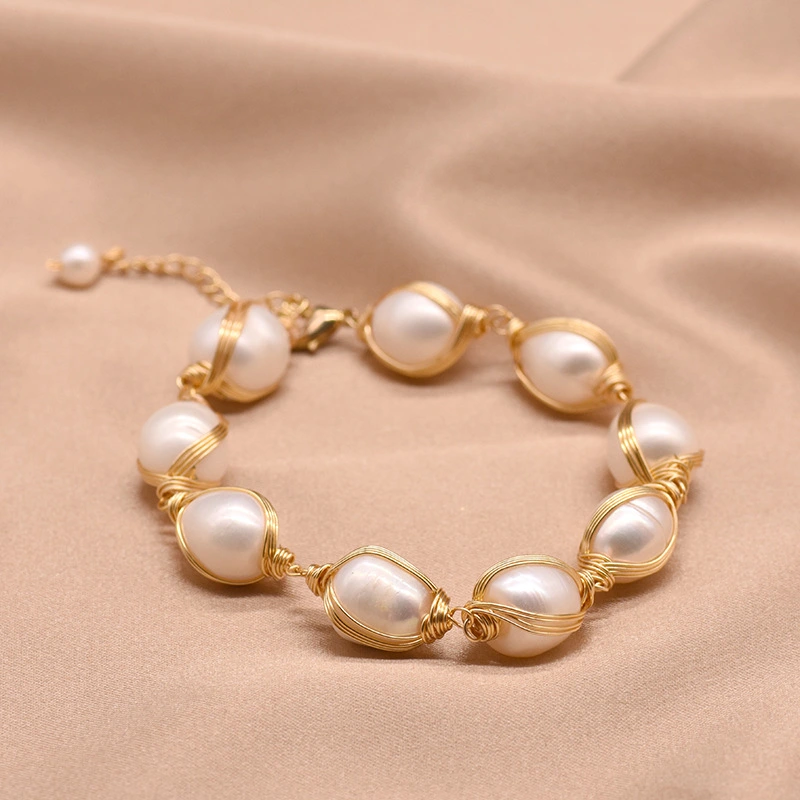 Natural Freshwater Pearl Bracelet Female Winding Bracelet