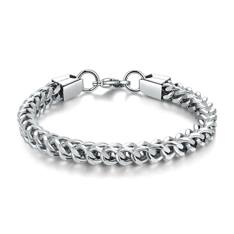 Men's Bracelet Hip Hop Fashion Accessories 4mm 6m Stainless Steel Bracelet