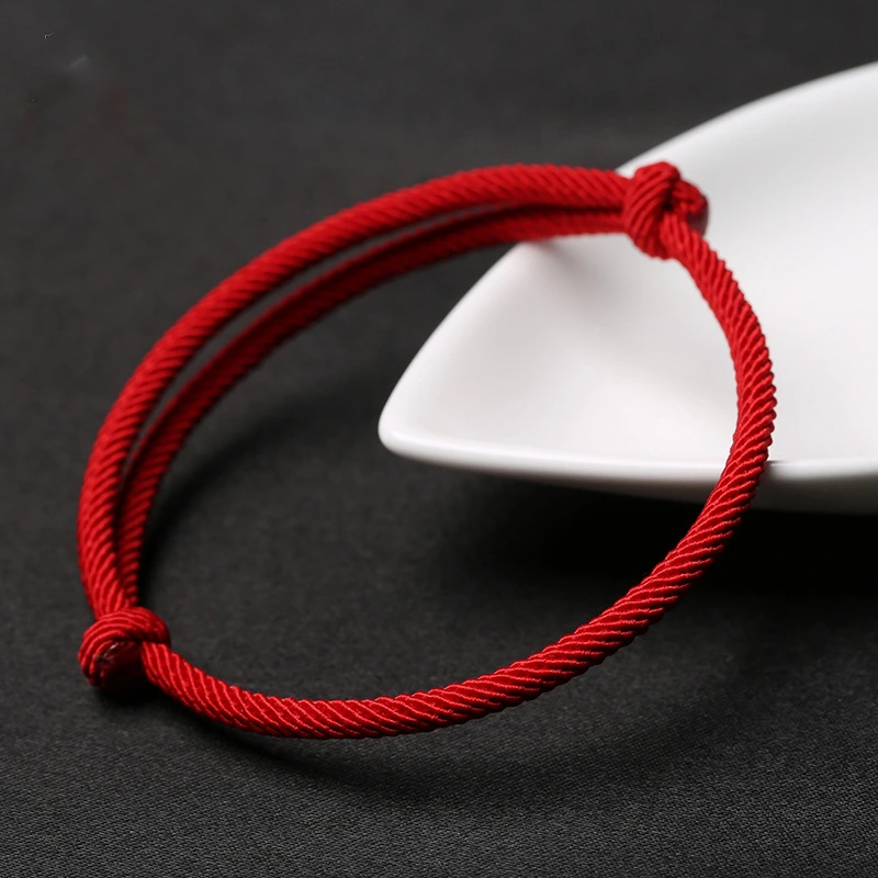 Red Rope Hand Rope Female Natal Year Bracelet Braided Rope Male Couple Bracelet