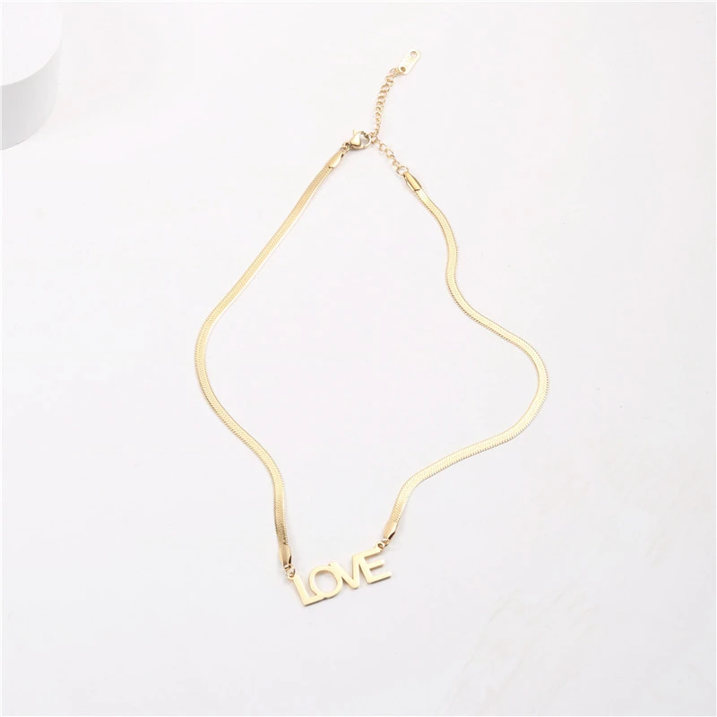 Women's Titanium Steel Necklace Does Not Fade