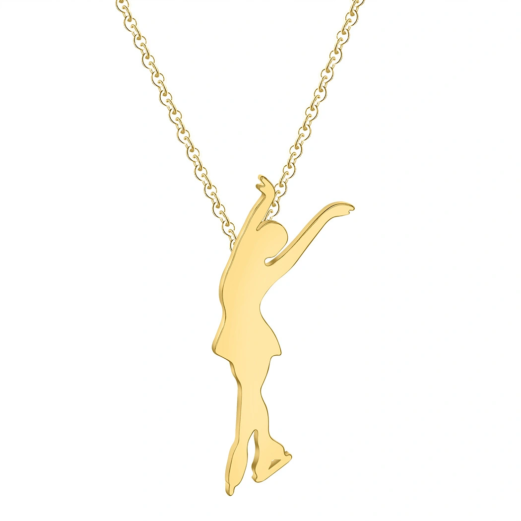 Animal Stainless Steel Horse Pendant Necklace Female Clavicle Chain
