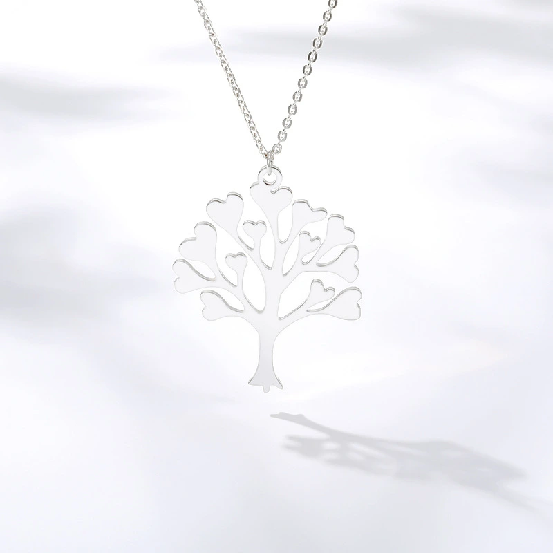 Real Gold 18K Electroplating Pop Leaf Flower Clavicle Necklace