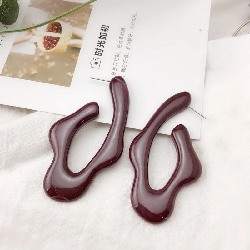 All-match Fashion Temperament Resin Earrings