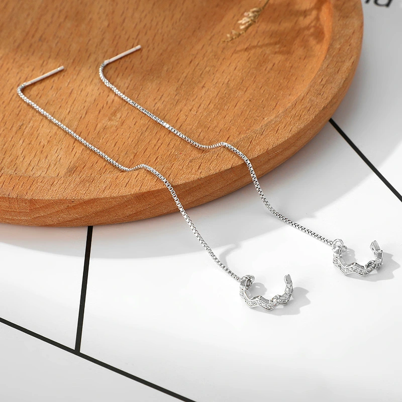 1 Piece Zircon Ear Cuff Earring Ear Line Jewelry Gift 
