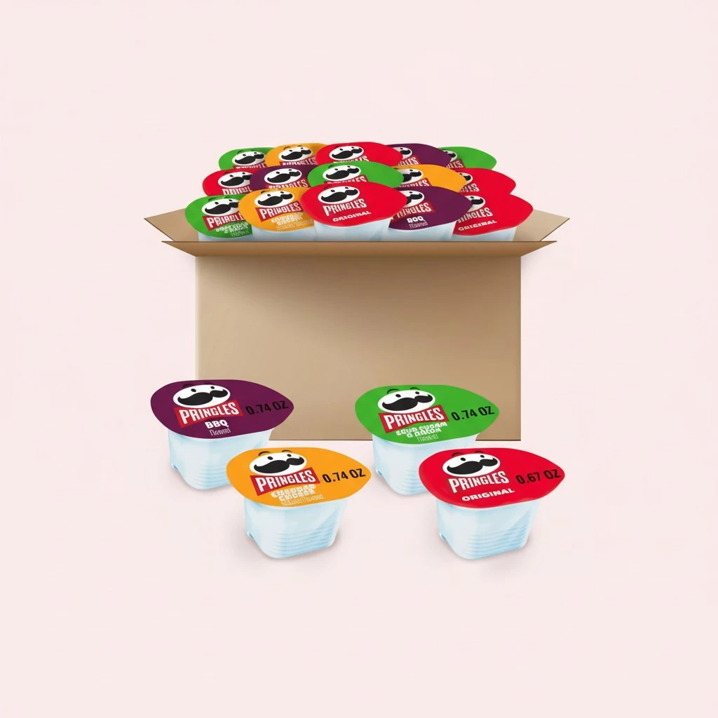 Pringles Potato Crisps Chips, Snack Stacks, Lunch Snacks, Office and Kids Snacks, Variety Pack (36 Cups)