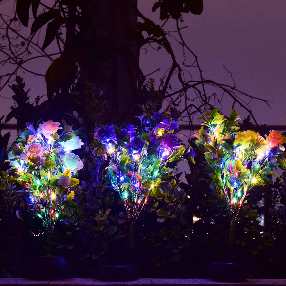 Solar Light LED Waterproof Landscape Decorative Lamp Flower Lights Outdoor