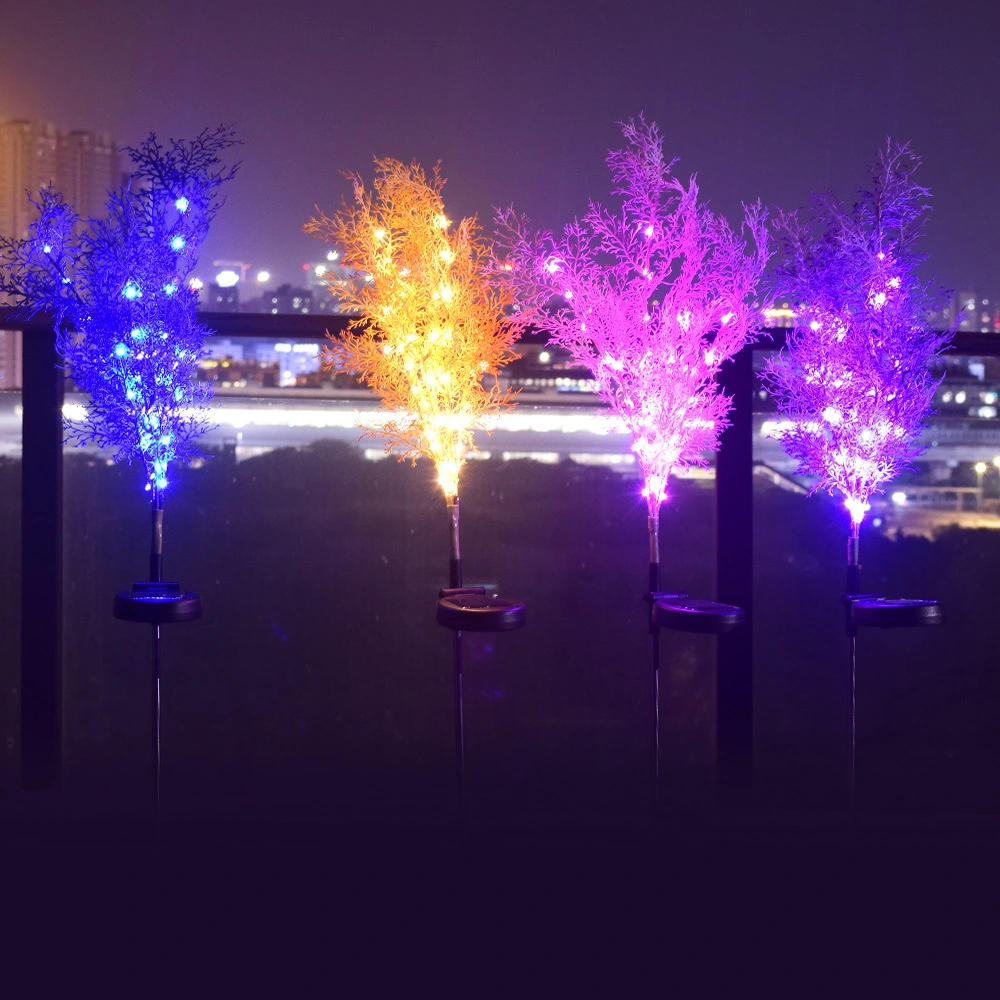 Solar Light Led Lavender Lawn Light Outdoor Waterproof Garden Courtyard Park Path Corridor Lawn Decorative Lighting