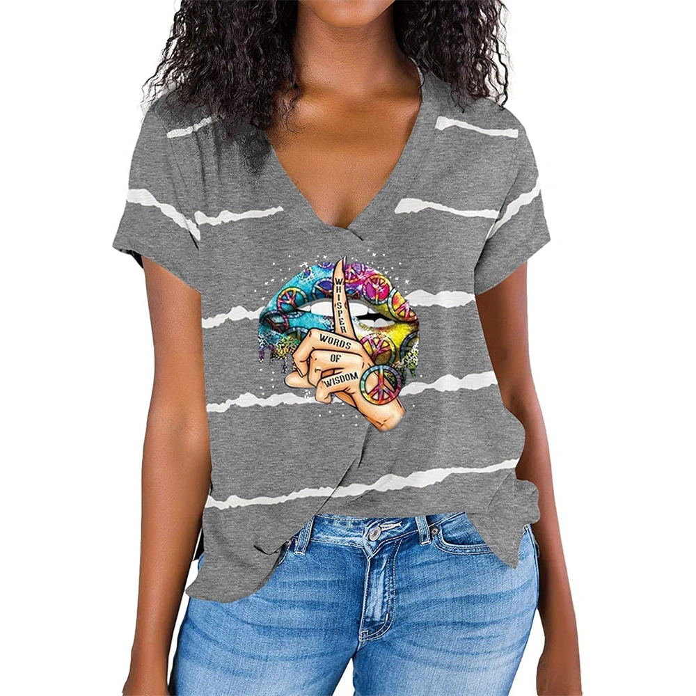 Ladies striped T-shirt
