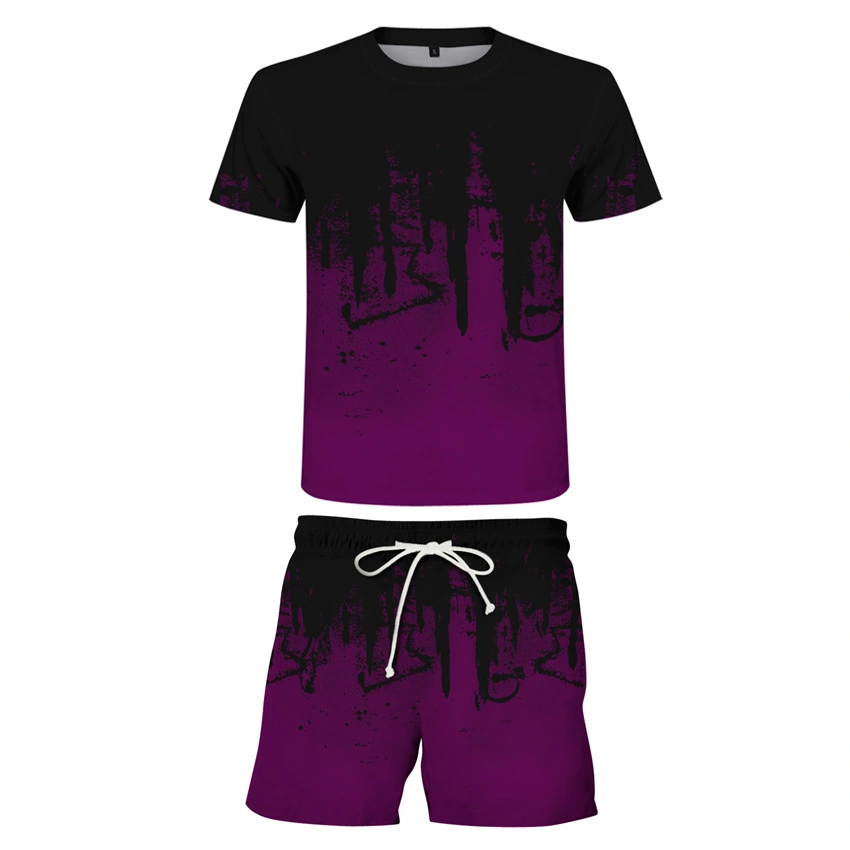 Fashion Inkjet Digital Printing T-shirt Set