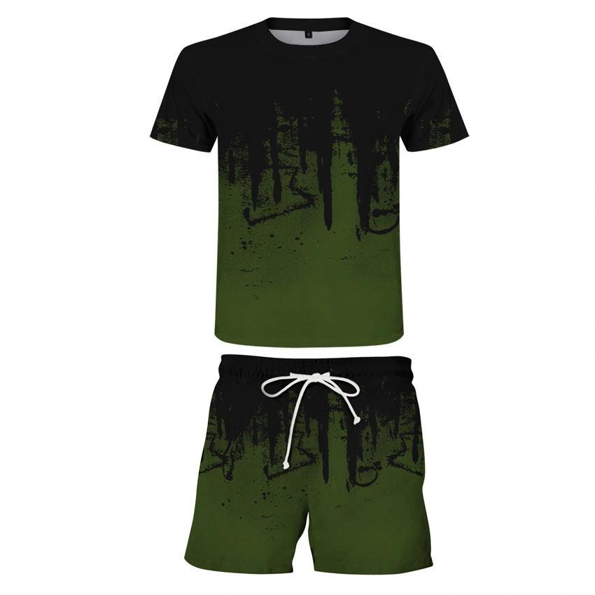 Fashion Inkjet Digital Printing T-shirt Set