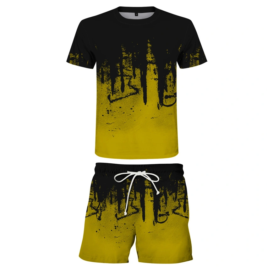 Fashion Inkjet Digital Printing T-shirt Set