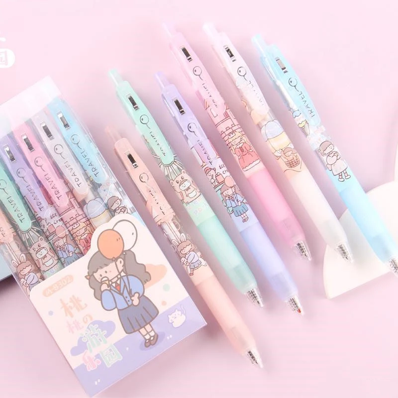 Water Pen Set Girl Student Cute Gel Pen Press