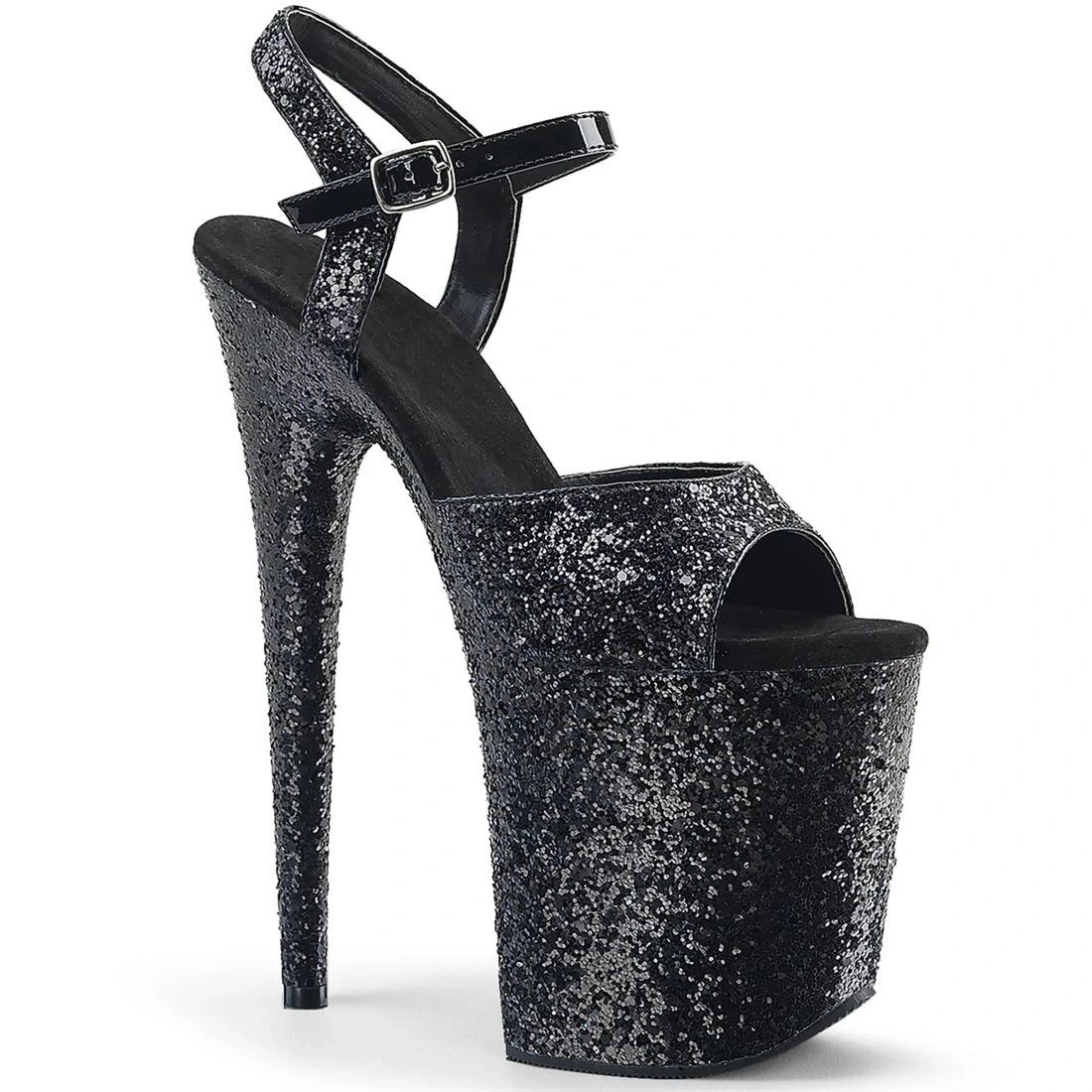 Hengtian High Flashing Waterproof Platform Stiletto High Heels