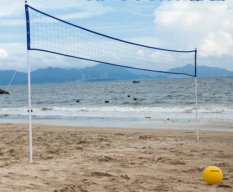 Folding Volleyball Net Rack Adjustable Height Badminton Net Ourdoor Ball Sports Accessories Use For Beach