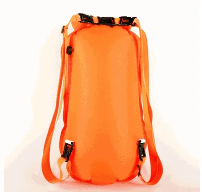 Double Airbag Swimming Buoy Floating Mark Detachable Shoulder Waterproof Backpack