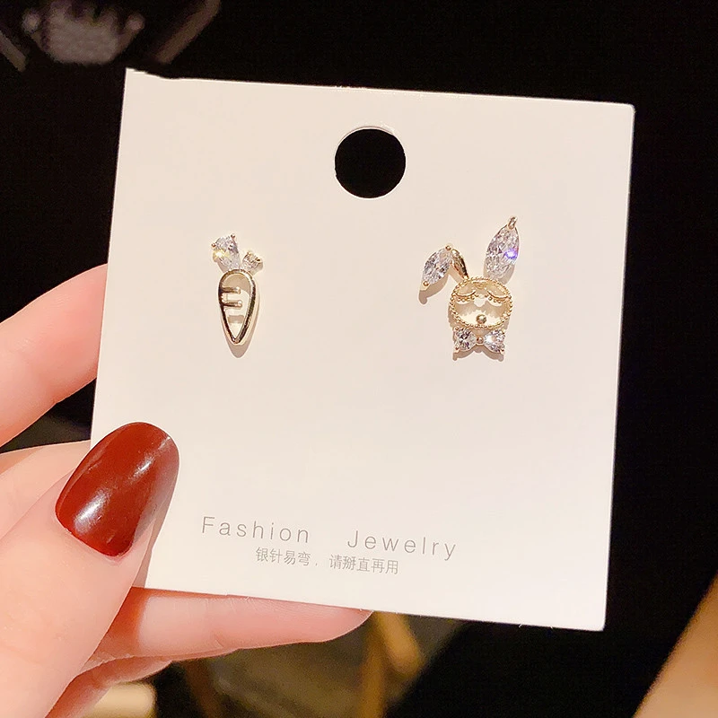 Cute And Fashionable Korean Internet Celebrity High-end Earrings