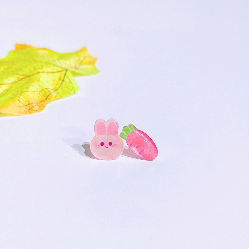 Cute Radish Bunny Earrings Girly Exquisite