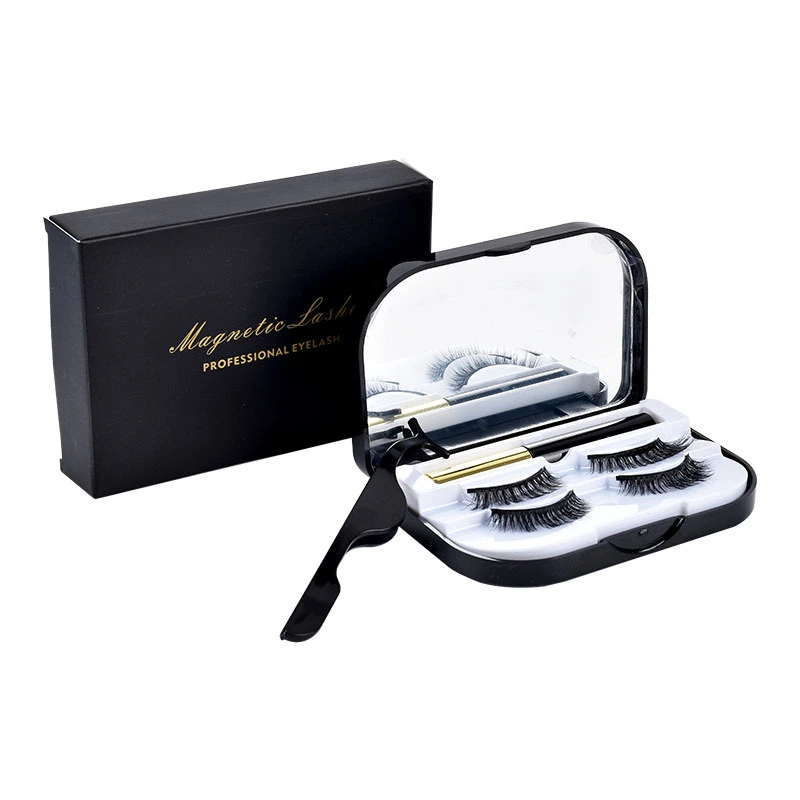Two Pairs Of Magnetic Eyeliner And Eyelashes Gift Set