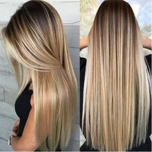 Gradient Color Chemical Fiber Wig Headgear