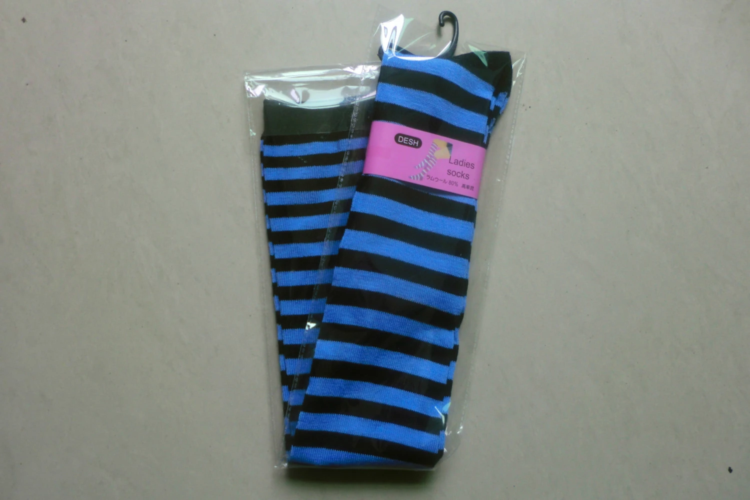 Pure Cotton Over-The-Knee Long Socks, Colorful Striped Base Socks, Pure Campus Style, High-Top Long Socks