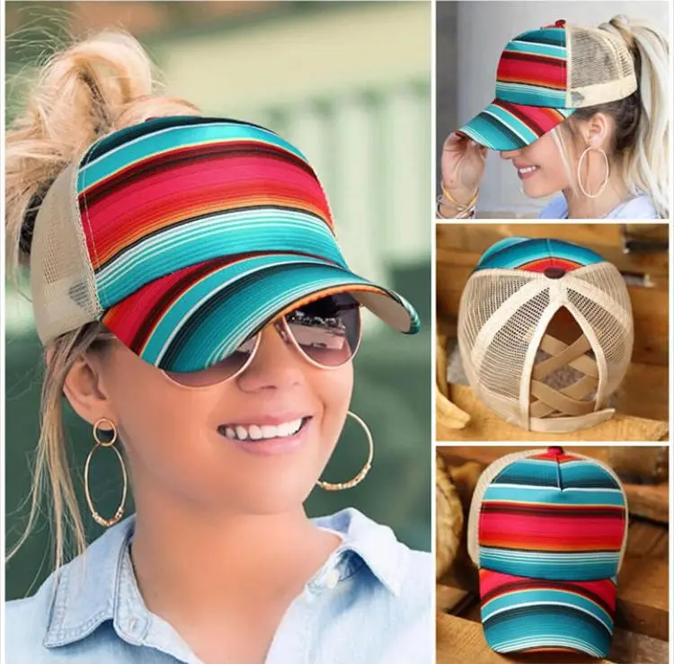 Ponytail Women's Baseball Cap Women Snapback 