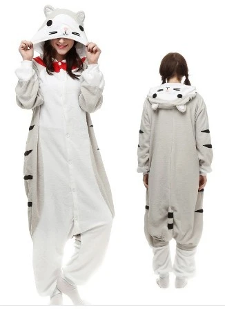 Kangaroo Cartoon One-piece Pajamas Cartoon Couple Cute Boys And Girls' Halloween Fleece Performance Clothes