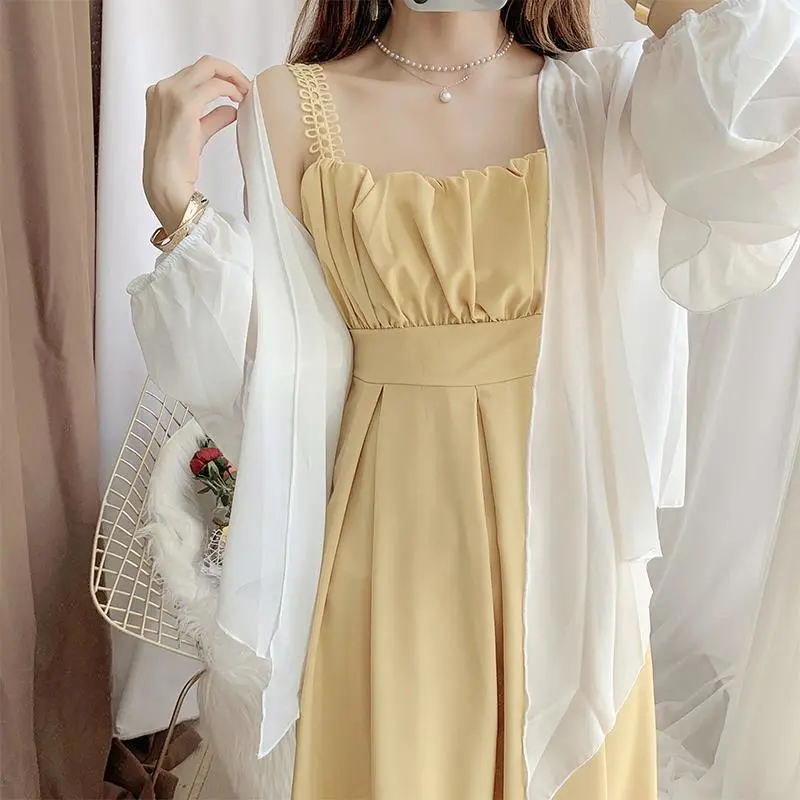 Sling Skirt Dress Female Summer Was Thin Long Skirt