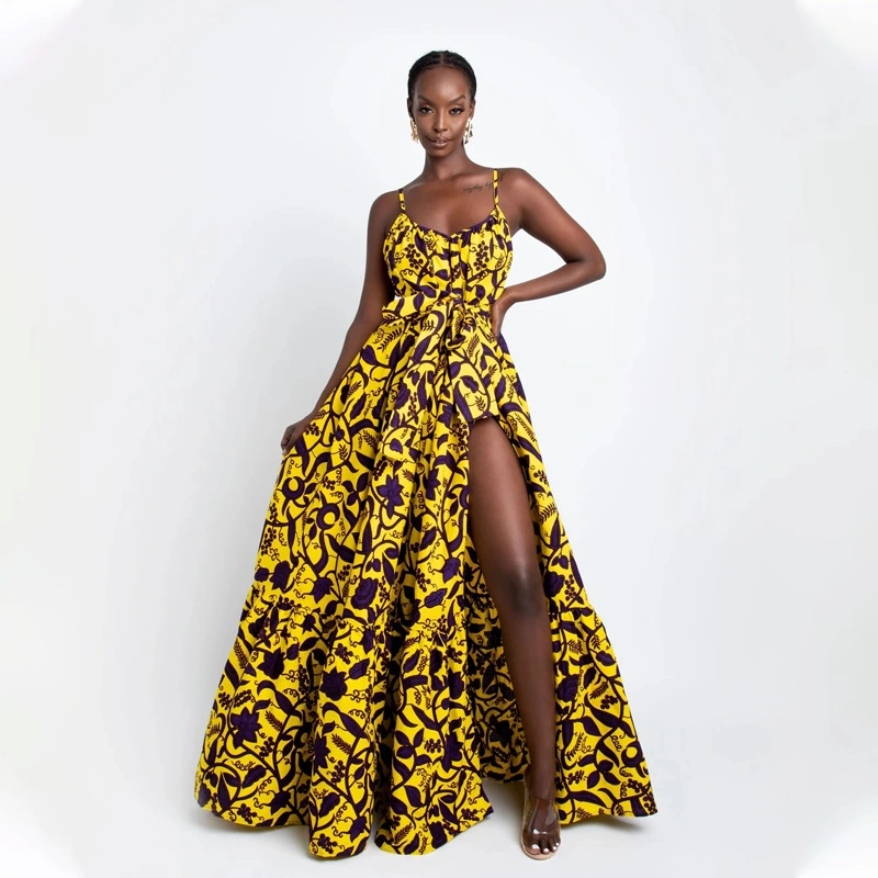 Digital Printing Plus Size Women'S Dress