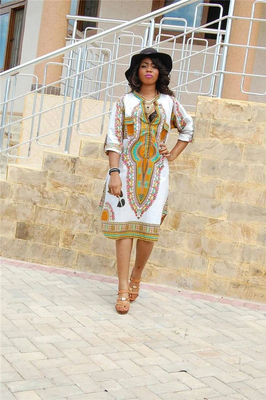 Women African Dresses 2019 Spring Print Ladies Skirt