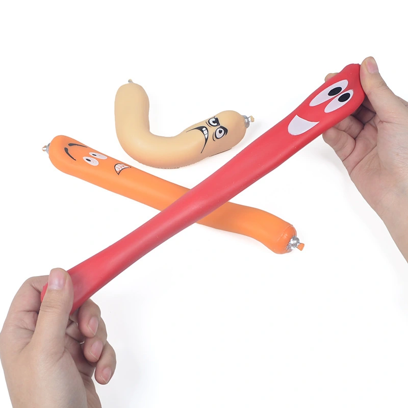 New Stress Reliever Toys Vent Memory Sand Dog Lala Simulation Sausage Decompression Stretch Squeeze Toy